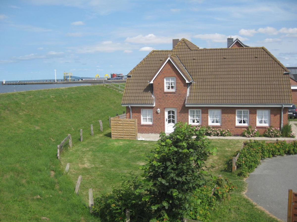 Direkt Am Deich - Ferienwohnung Amrum Im Gaestehaus Am Badedeich Dagebüll Eksteriør billede